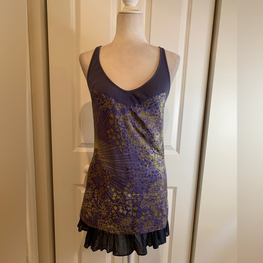 Free People Silk & Ribbed Tank Dress 👗